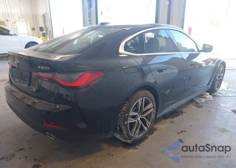 2025 BMW 430I Gran Coupe xDrive z USA, uszkodzony, nr VIN WBA33FB03SFU92783